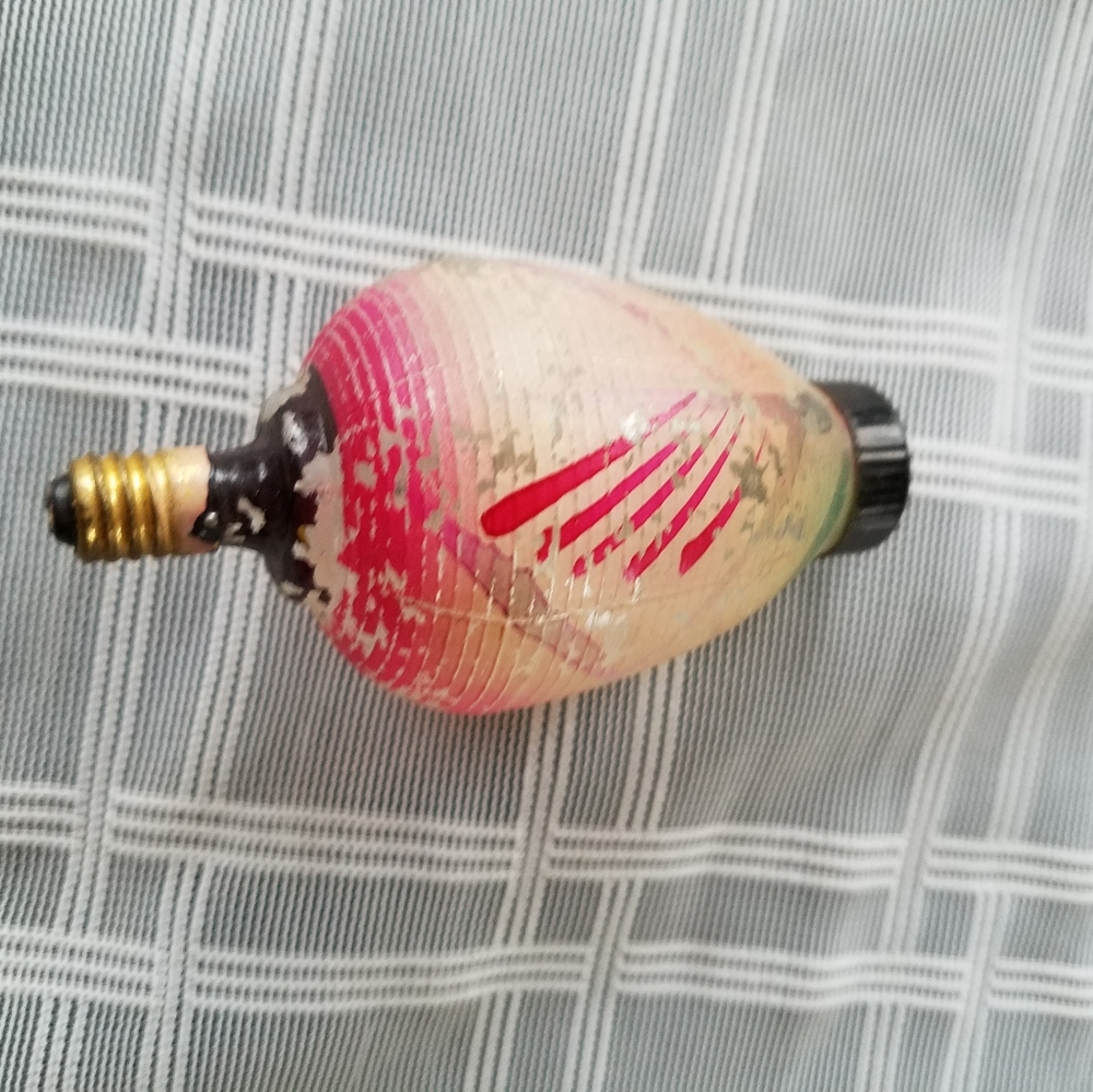 Vintage Japanese Lantern Christmas Light Bulb